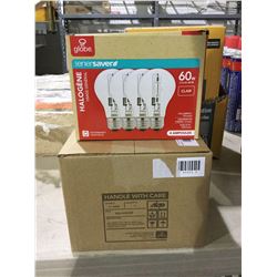 Case of 3 Globe Halogen 60W Bulbs 4-Pack