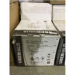 UberHaus 4/6L Dual Flush One Piece High Efficiency Toilet