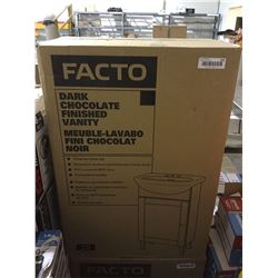 NEW Facto 20  Dark Chocolate Finished Vanity (20  x 34  x 11 )