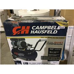 NEW IN BOX Campbell Hausfeld8 Gal. Quiet Compressor