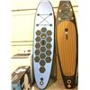 Image 1 : NEW - Display Model - AquaParx 10' Inflatable Paddle Board Blue Model: AP-305SUP