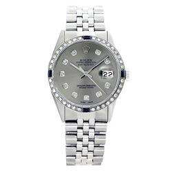 Rolex Pre-owned 36mm Mens Grey Stainless Steel - REF-580N3H