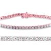 Image 1 : Natural 3ct VS-SI Diamond Tennis Bracelet 18K Rose Gold - REF-246X2R