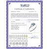 Image 2 : Genuine 0.30 CTW Blue Topaz Ring 14KT Rose Gold - REF-30K5V