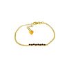 Image 1 : Genuine 1.55 ctw Garnet Bracelet 14KT Yellow Gold - REF-55V3W