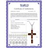 Image 2 : Genuine 1.15 ctw Garnet Necklace 14KT White Gold - REF-28H4X
