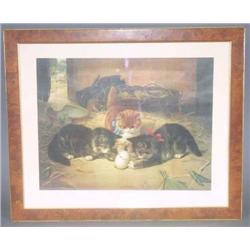 PAIR OF LATE VICTORIAN LITHOGRAPHS