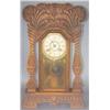 Image 1 : PRESSED CARVED OAK KITCHEN CLOCK