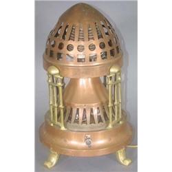 UNUSUAL COPPER AND BRASS ENGLISH FLOOR 