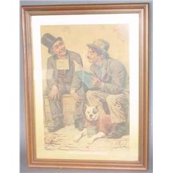 VICTORIAN PRINT An Internal in Business