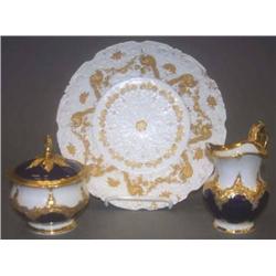 GROUPING OF (3) MEISSEN CABINET ARTICLE