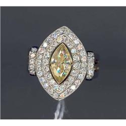 FANCY YELLOW DIAMOND RING