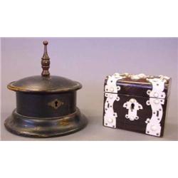 LOT OF (2) 19TH CENTURY TEA BOXES