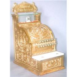 NATIONAL CAST BRASS CANDY REGISTER