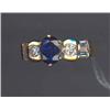 Image 1 : SAPPHIRE AND DIAMOND RING