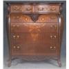Image 2 : R.J. HORNER MAHOGANY INLAID TALL CHEST 