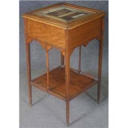 FRENCH MAHOGANY PARLOR CABINET