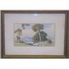 Image 2 : DAVID SCHWARTZ FRAMED WATERCOLOR