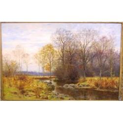 WILLIAM MERRIT POST, O/C Landscape