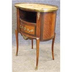 FRENCH MARBLE TOP COMMODE