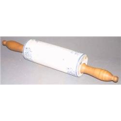 BLUE/WHITE PORCELAIN ROLLING PIN