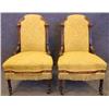 Image 1 : PAIR OF VICTORIAN ROSEWOOD PARLOR CHAIR