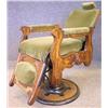 Image 1 : LATE VICTORIAN OAK BARBER SHOP CHAIR