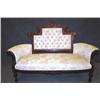 Image 1 : EASTLAKE WALNUT TUFTED BACK SETTEE
