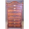 Image 1 : LATE VICTORIAN FLAME MAHOGANY ABBATANT 