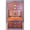 Image 2 : LATE VICTORIAN FLAME MAHOGANY ABBATANT 
