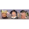Image 1 : LOT OF (3) ROYAL DOULTON TOBY MUGS