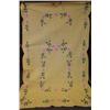 Image 1 : FLORAL PATTERN CUSTARD COLOR QUILT