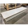 Image 2 : 41"X96"X23" HEAVY DUTY WOODEN WORK BENCH WITH WHITE WOODEN BENCH