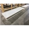 Image 2 : 41"X96"X23" HEAVY DUTY WOODEN WORK BENCH WITH WHITE WOODEN BENCH