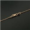 Image 8 : 14k Rose Gold 0.75 ctw Round Brilliant Diamond Petite Cross Pendant w/ 16" Chain