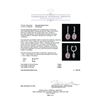Image 6 : 2.60 ctw Sapphire and Diamond Earrings - 14KT White Gold