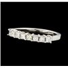Image 1 : 0.54 ctw Diamond Ring - 14KT White Gold