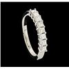 Image 4 : 0.54 ctw Diamond Ring - 14KT White Gold