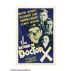 Image 1 : The Return of Dr. X (Warner Brothers, 1939). One Sheet The Return of Dr. X (Warner Brothers, 1939).