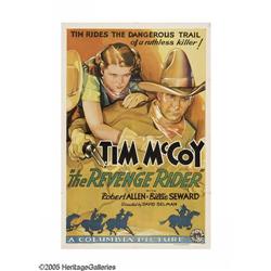 The Revenge Rider (Columbia, 1935). One Sheet (27" X 41 The Revenge Rider (Columbia, 1935).