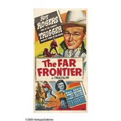 Far Frontier (Republic, 1948). Three Sheet (41" X 81"). Far Frontier (Republic, 1948).