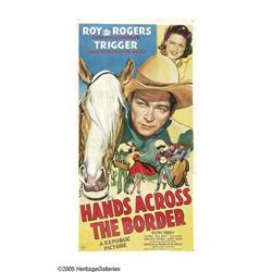 Hands Across the Border (Republic, 1944). Three Sheet ( Hands Across the Border (Republic, 1944).