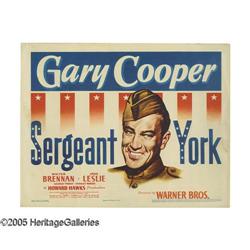 Sergeant York (Warner Brothers, 1941). Title Card and L Sergeant York (Warner Brothers, 1941).