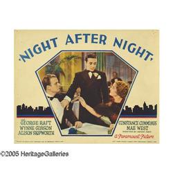 Night After Night (Paramount, 1932). Title Lobby Card ( Night After Night (Paramount, 1932).