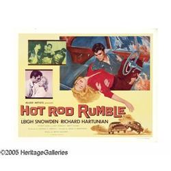 Hot Rod Rumble (Allied Artists, 1957). Half Sheet (22" Hot Rod Rumble (Allied Artists, 1957).