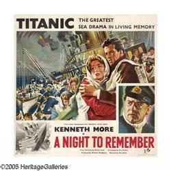 A Night to Remember (Rank, 1959). Six Sheet (81  X 81 ) A Night to Remember (Rank, 1959).