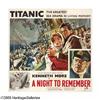 Image 1 : A Night to Remember (Rank, 1959). Six Sheet (81" X 81") A Night to Remember (Rank, 1959).