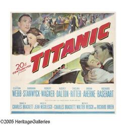 Titanic (20th Century Fox, 1953). Six Sheet (81" X 81") Titanic (20th Century Fox, 1953).