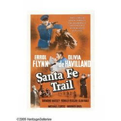 Santa Fe Trail (Warner Brothers, 1940). One Sheet (27" Santa Fe Trail (Warner Brothers, 1940).