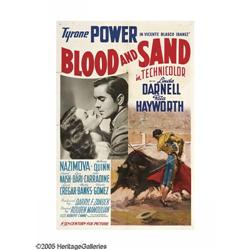 Blood and Sand (20th Century Fox, 1941). One Sheet (27" Blood and Sand (20th Century Fox, 1941).